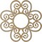 Ekena Millwork Cohen Wood Fretwork Pierced Ceiling Medallion, Birch, 24"OD x 8 1/4"ID x 3/8"T CMWP24X24X0375COBI - alternate 5